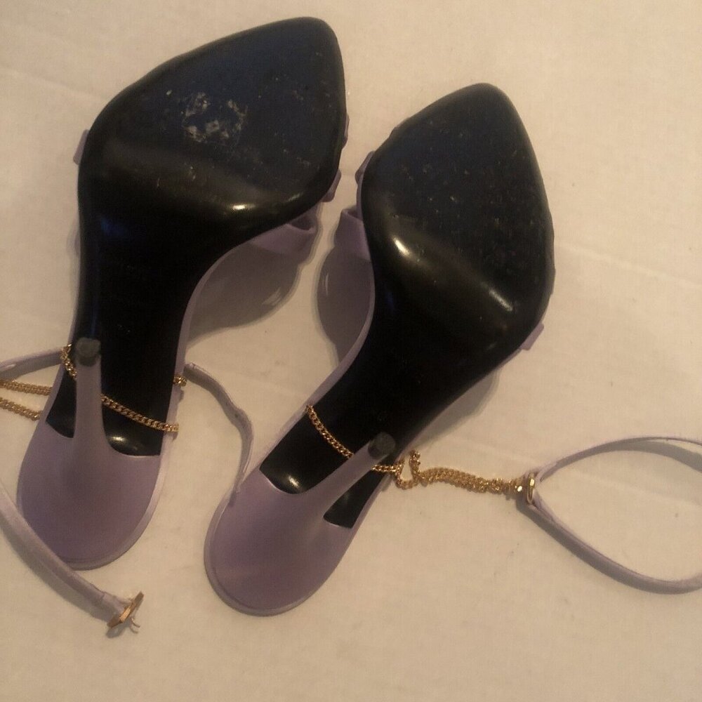 SAINT LAURENT Ankle Strap Sandals Heels - Picture 7 of 7